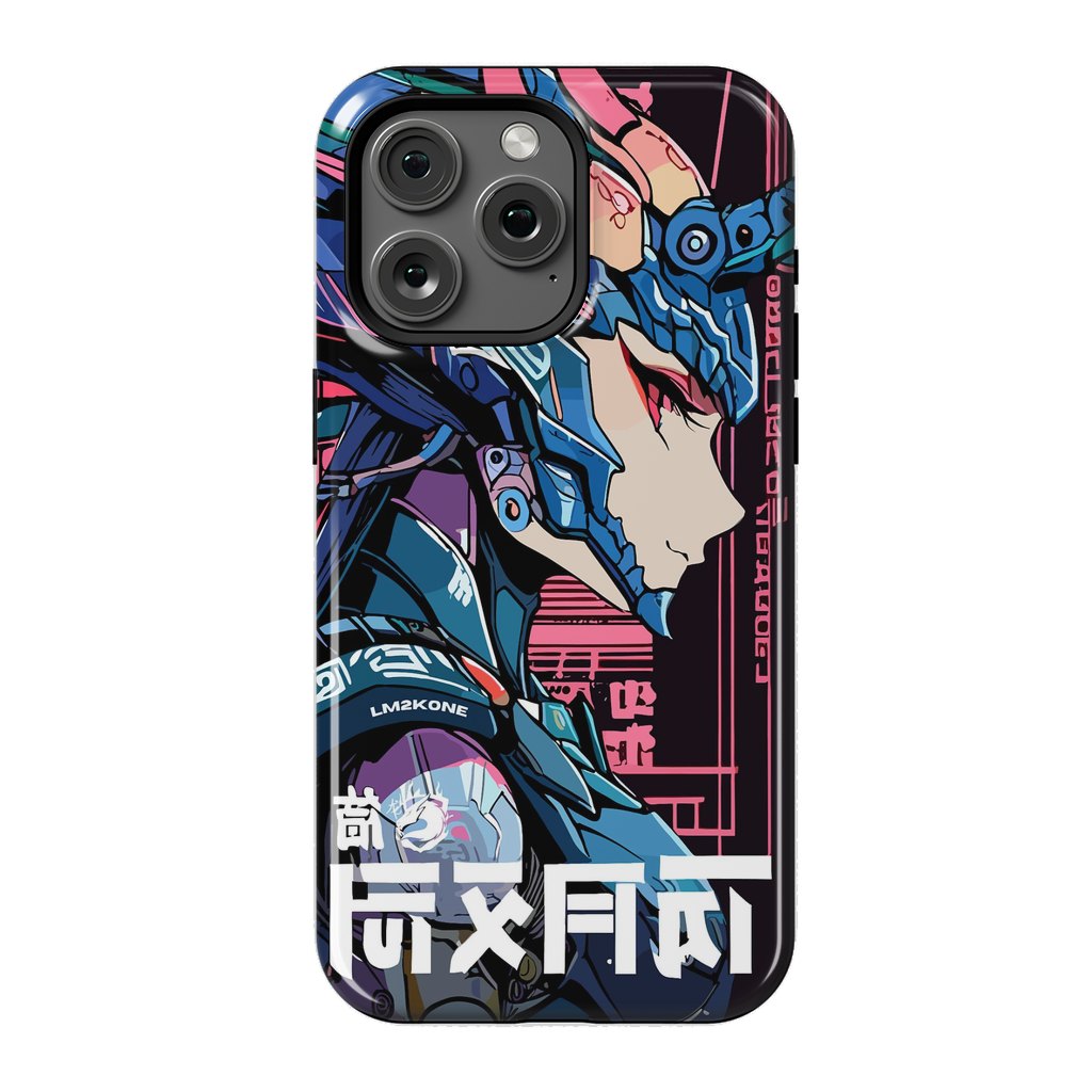 iPhone 15 Pro Max StrongFit Cyberpunk Dragon Girl by LM2Kone