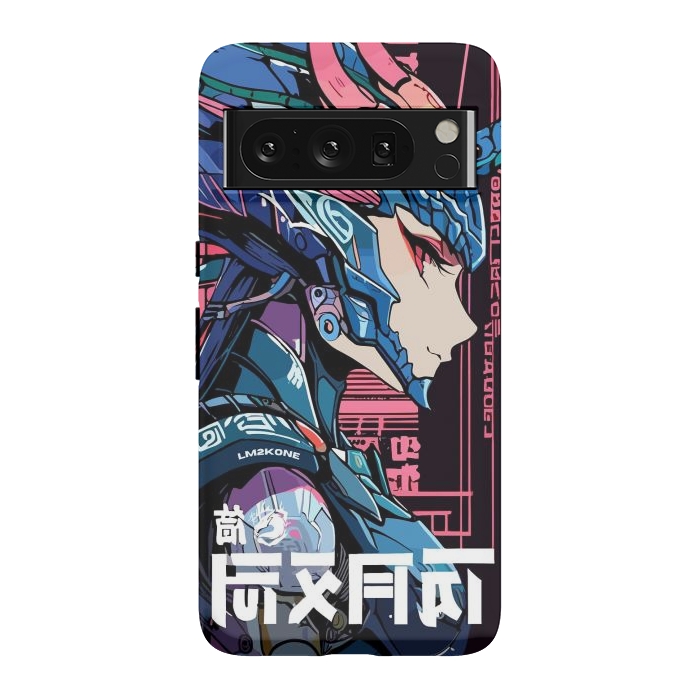 Pixel 8 Pro StrongFit Cyberpunk Dragon Girl by LM2Kone