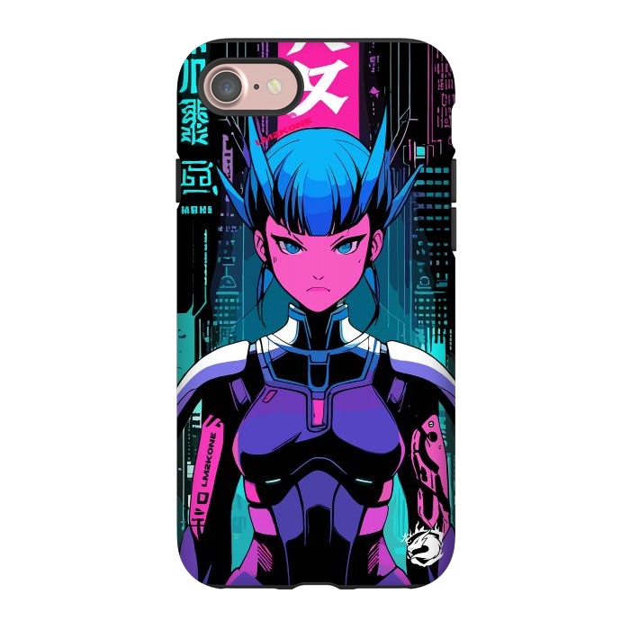 iPhone 7 StrongFit Cyberpunk Japan Neon by LM2Kone