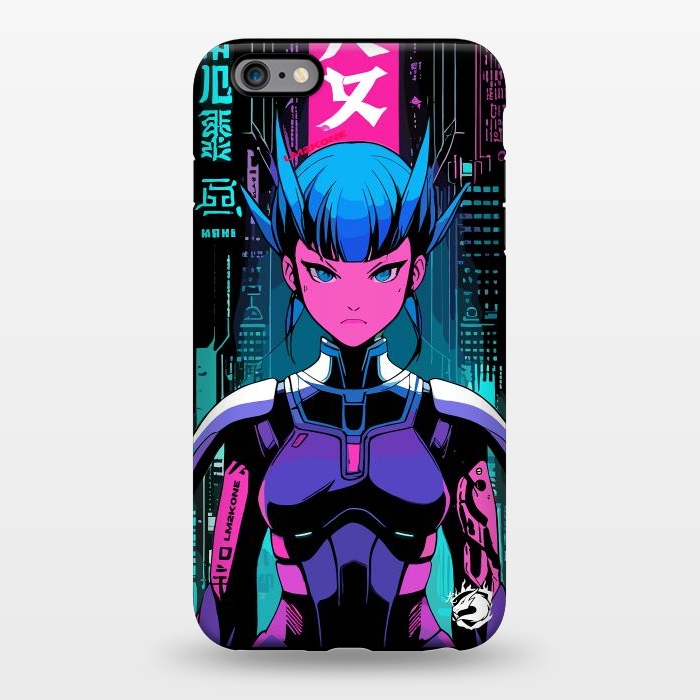 iPhone 6/6s plus StrongFit Cyberpunk Japan Neon by LM2Kone