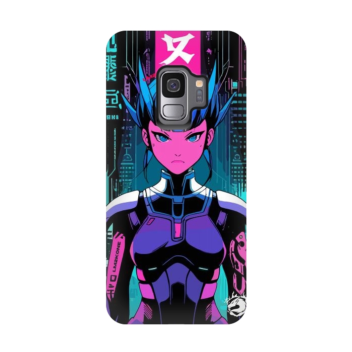 Galaxy S9 StrongFit Cyberpunk Japan Neon by LM2Kone