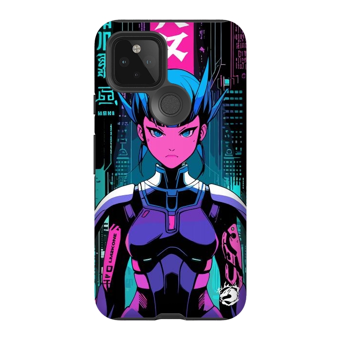 Pixel 5 StrongFit Cyberpunk Japan Neon by LM2Kone