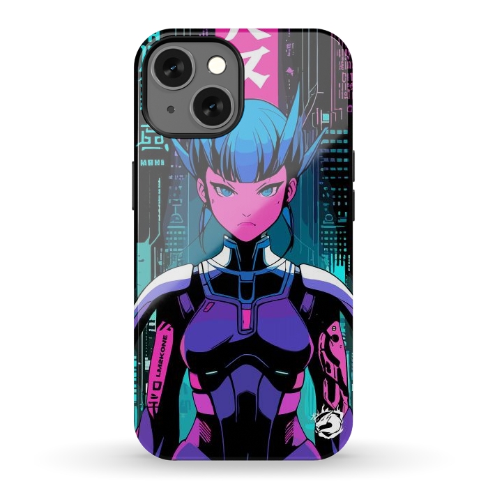 iPhone 13 StrongFit Cyberpunk Japan Neon by LM2Kone