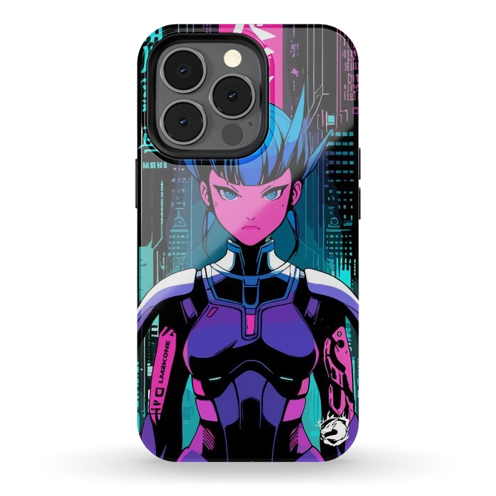 iPhone 13 pro StrongFit Cyberpunk Japan Neon by LM2Kone