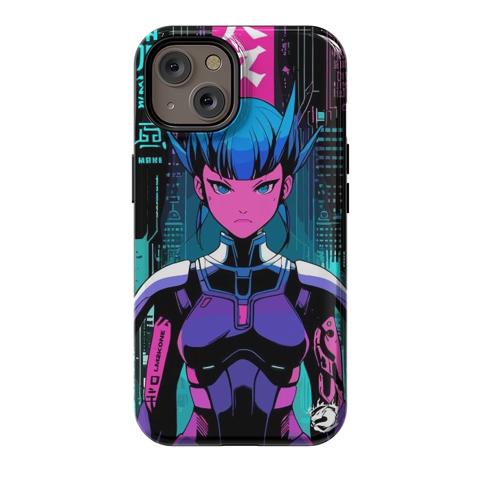 iPhone 14 StrongFit Cyberpunk Japan Neon by LM2Kone