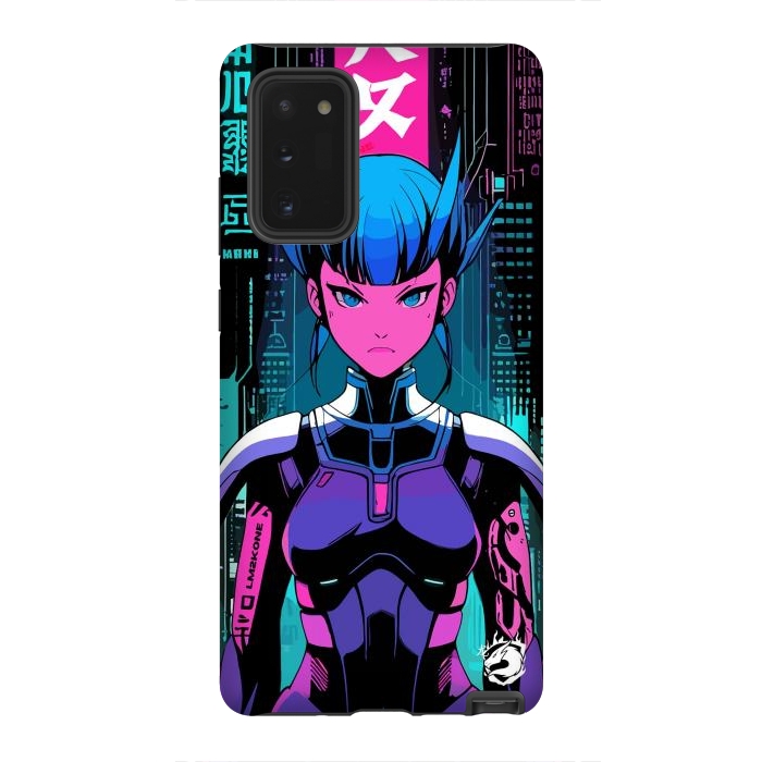 Galaxy Note 20 StrongFit Cyberpunk Japan Neon by LM2Kone