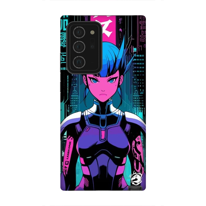 Galaxy Note 20 Ultra StrongFit Cyberpunk Japan Neon by LM2Kone