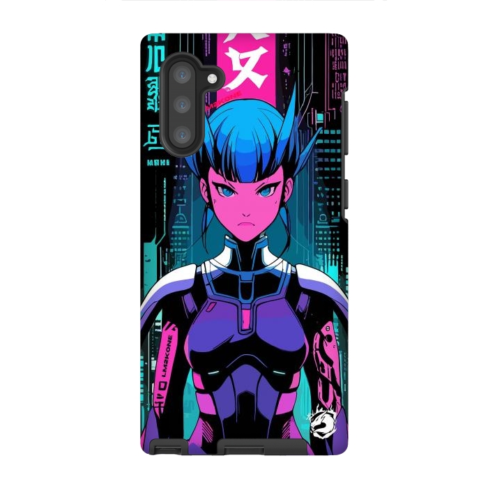 Galaxy Note 10 StrongFit Cyberpunk Japan Neon by LM2Kone