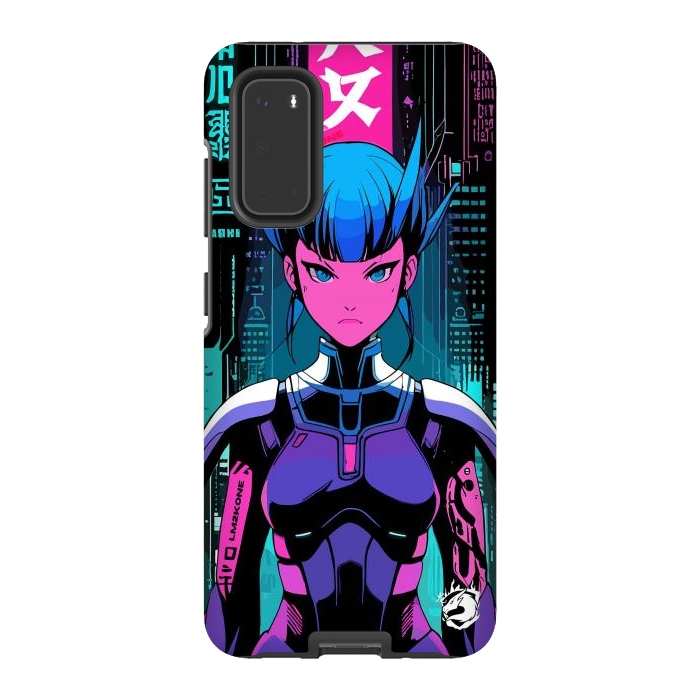 Galaxy S20 StrongFit Cyberpunk Japan Neon by LM2Kone