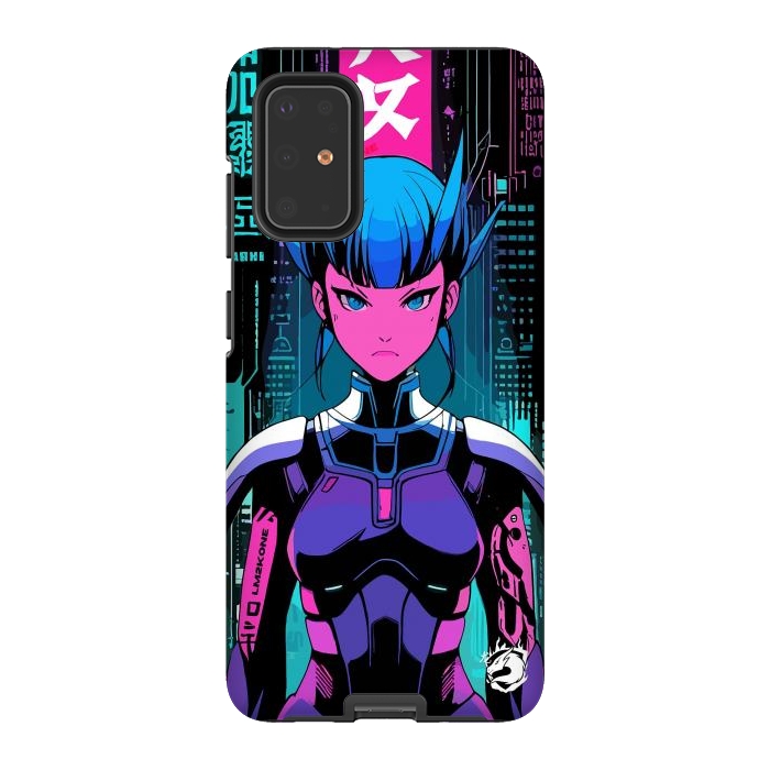 Galaxy S20 Plus StrongFit Cyberpunk Japan Neon by LM2Kone