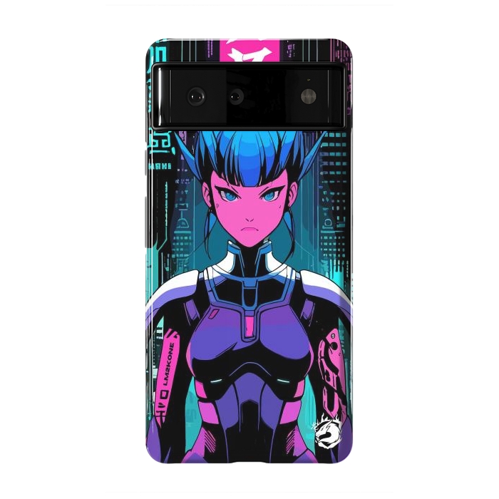 Pixel 6 StrongFit Cyberpunk Japan Neon by LM2Kone