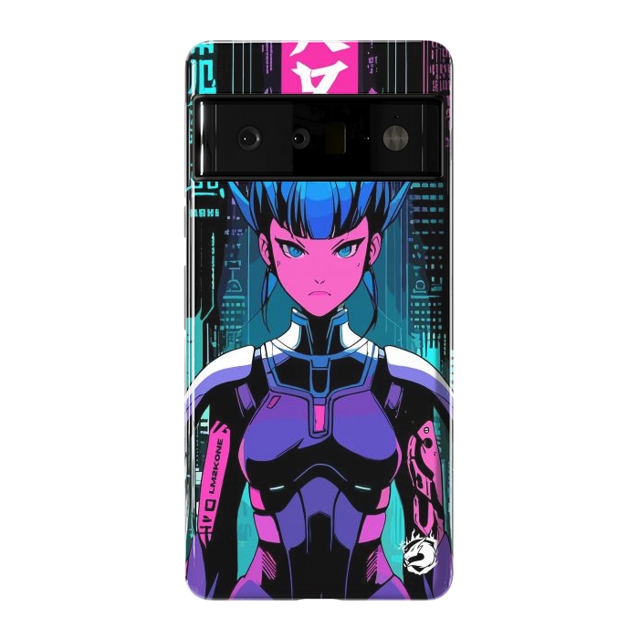 Pixel 6 Pro StrongFit Cyberpunk Japan Neon by LM2Kone