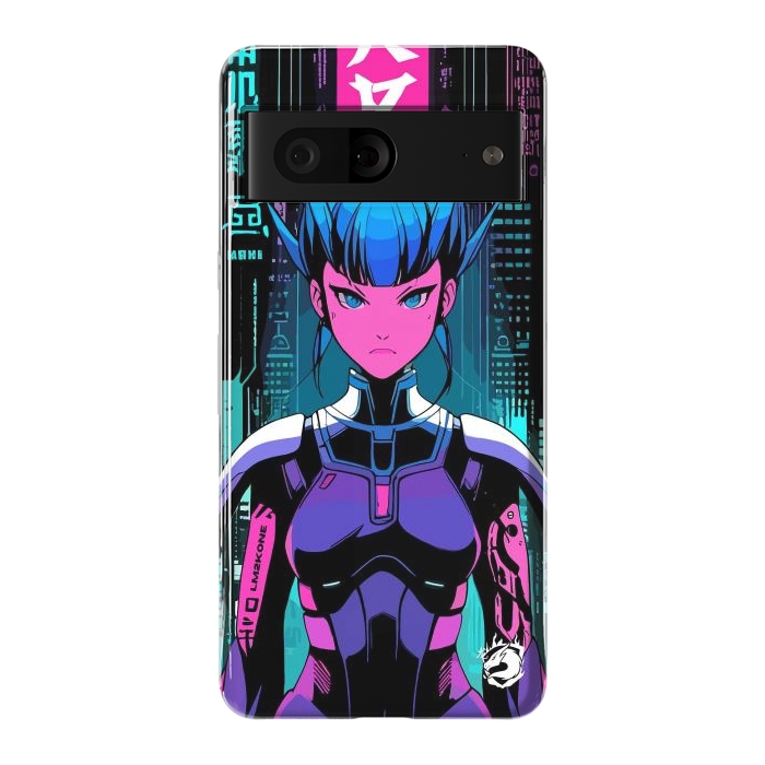 Pixel 7 StrongFit Cyberpunk Japan Neon by LM2Kone