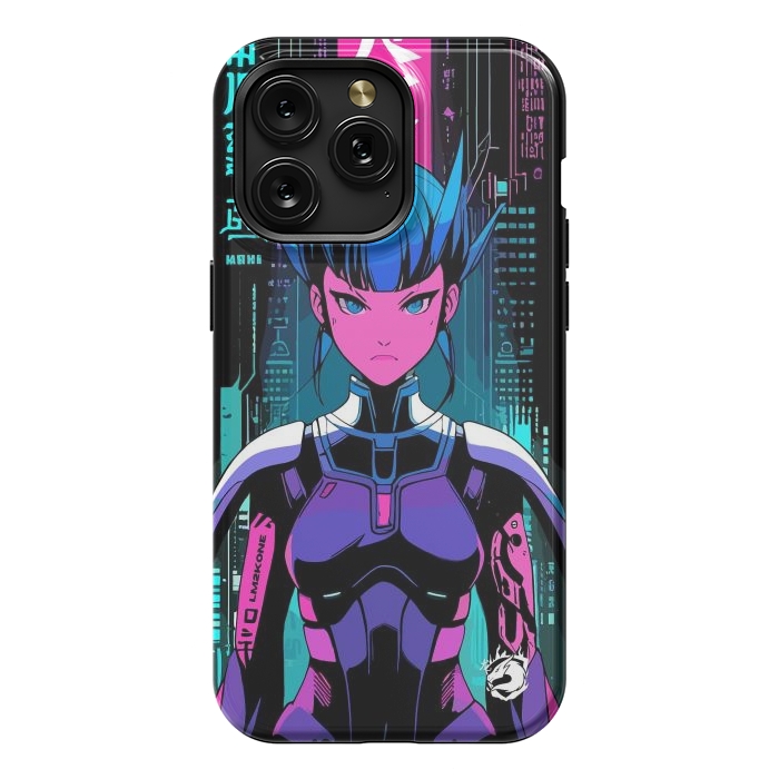 iPhone 15 Pro Max StrongFit Cyberpunk Japan Neon by LM2Kone