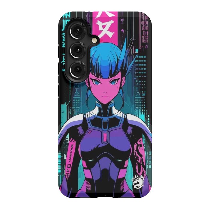 Galaxy S24 StrongFit Cyberpunk Japan Neon by LM2Kone