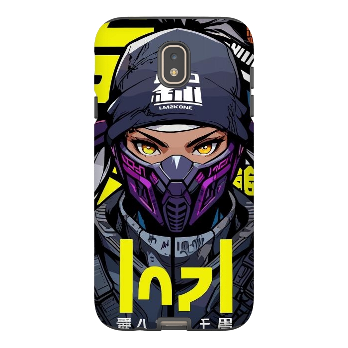 Galaxy J7 StrongFit Cyberpunk Ninja Girl by LM2Kone