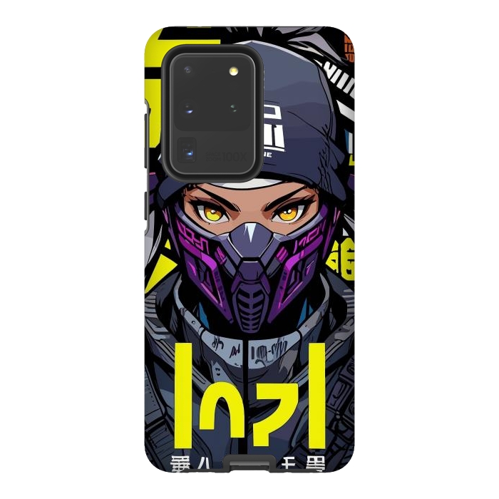 Galaxy S20 Ultra StrongFit Cyberpunk Ninja Girl by LM2Kone