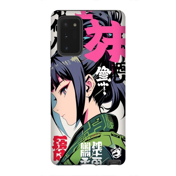 Galaxy Note 20 StrongFit Green Geisha Anime by LM2Kone