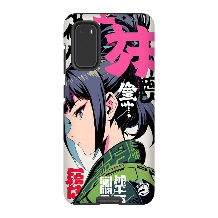 Galaxy S20 StrongFit Green Geisha Anime by LM2Kone