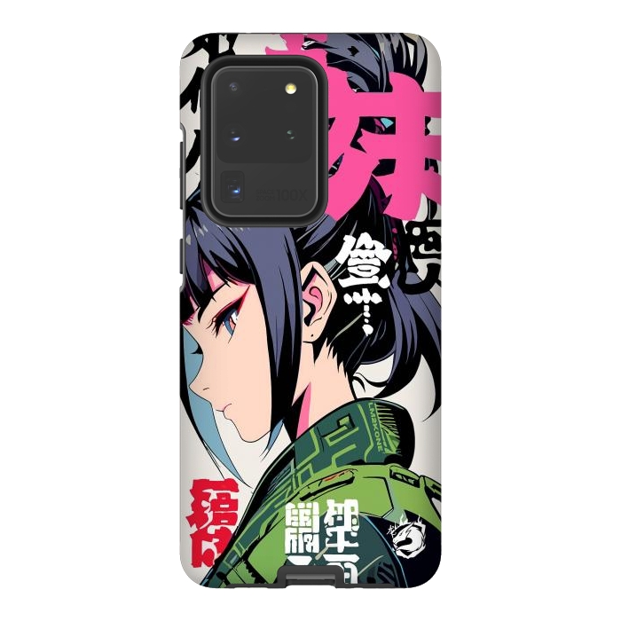 Galaxy S20 Ultra StrongFit Green Geisha Anime by LM2Kone