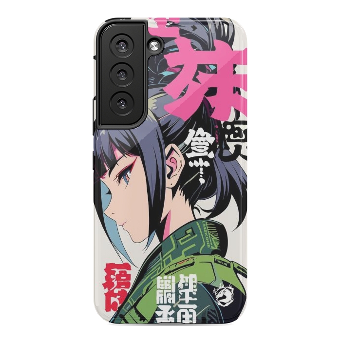 Galaxy S22 StrongFit Green Geisha Anime by LM2Kone