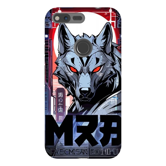 Pixel XL StrongFit Cyberpunk Silver Wolf by LM2Kone