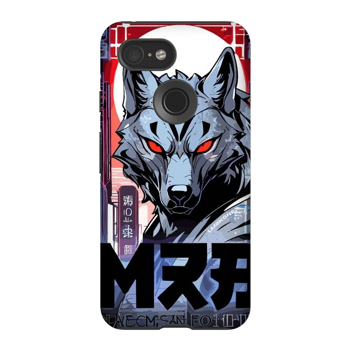 Pixel 3 StrongFit Cyberpunk Silver Wolf by LM2Kone