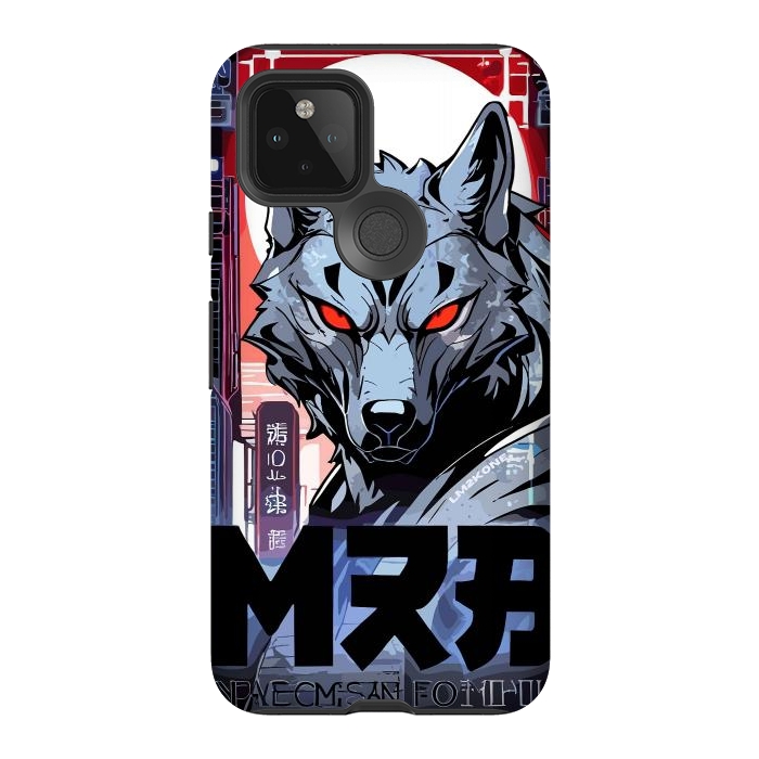 Pixel 5 StrongFit Cyberpunk Silver Wolf by LM2Kone