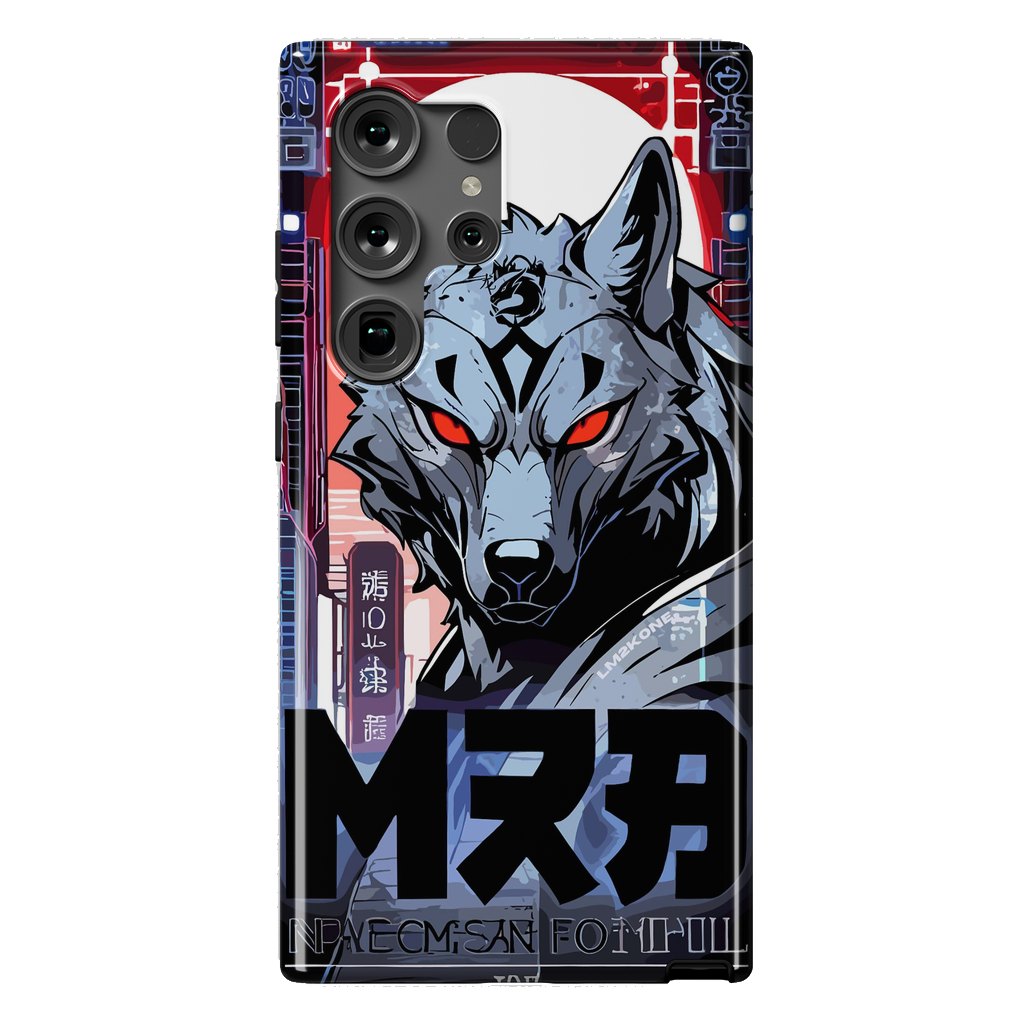 Galaxy S24 Ultra StrongFit Cyberpunk Silver Wolf by LM2Kone