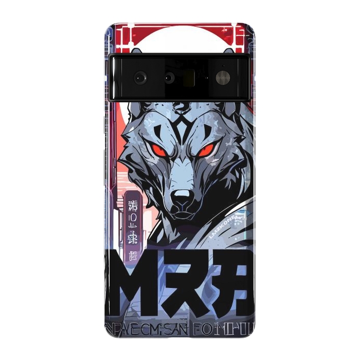 Pixel 6 Pro StrongFit Cyberpunk Silver Wolf by LM2Kone