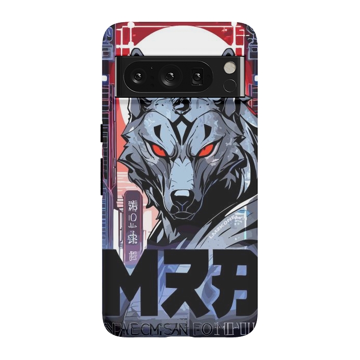 Pixel 8 Pro StrongFit Cyberpunk Silver Wolf by LM2Kone