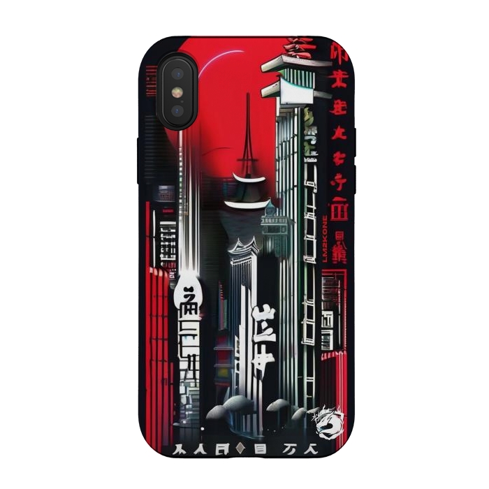 iPhone Xs / X StrongFit City Japanese Modern by LM2Kone