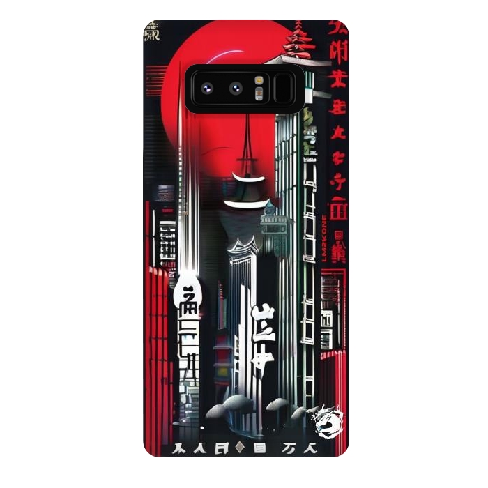 Galaxy Note 8 StrongFit City Japanese Modern by LM2Kone