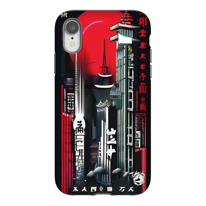 iPhone Xr StrongFit City Japanese Modern by LM2Kone