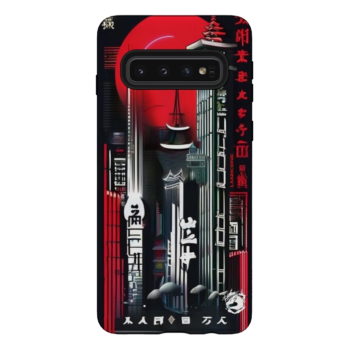 Galaxy S10 StrongFit City Japanese Modern by LM2Kone