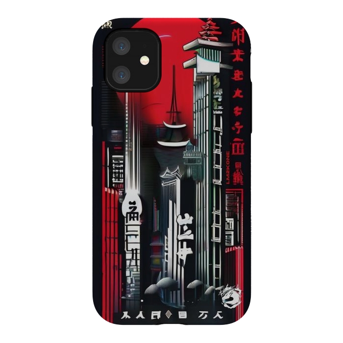 iPhone 11 StrongFit City Japanese Modern by LM2Kone