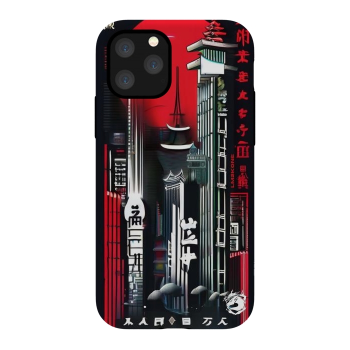 iPhone 11 Pro StrongFit City Japanese Modern by LM2Kone