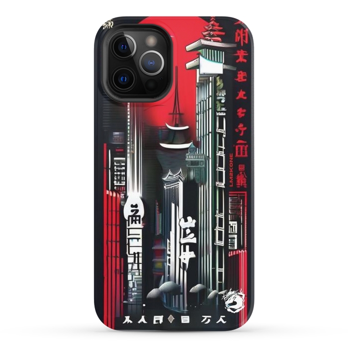 iPhone 12 Pro StrongFit City Japanese Modern by LM2Kone