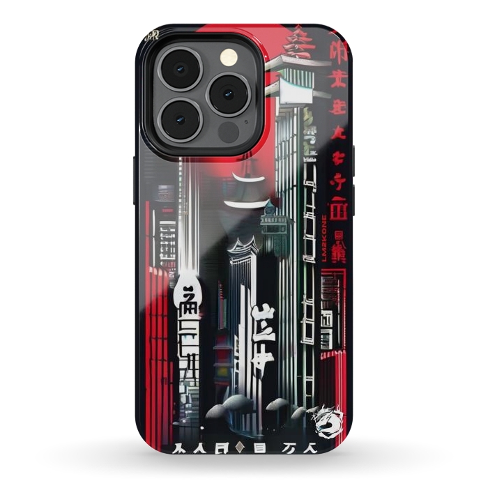 iPhone 13 pro StrongFit City Japanese Modern by LM2Kone