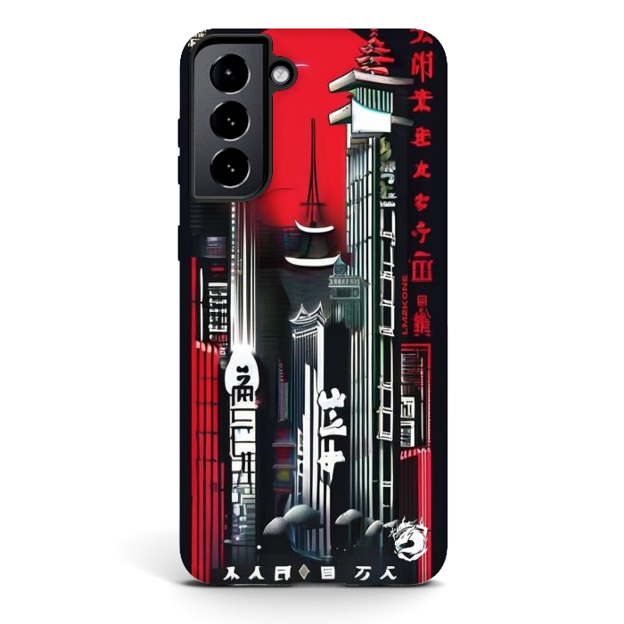 Galaxy S21 StrongFit City Japanese Modern by LM2Kone