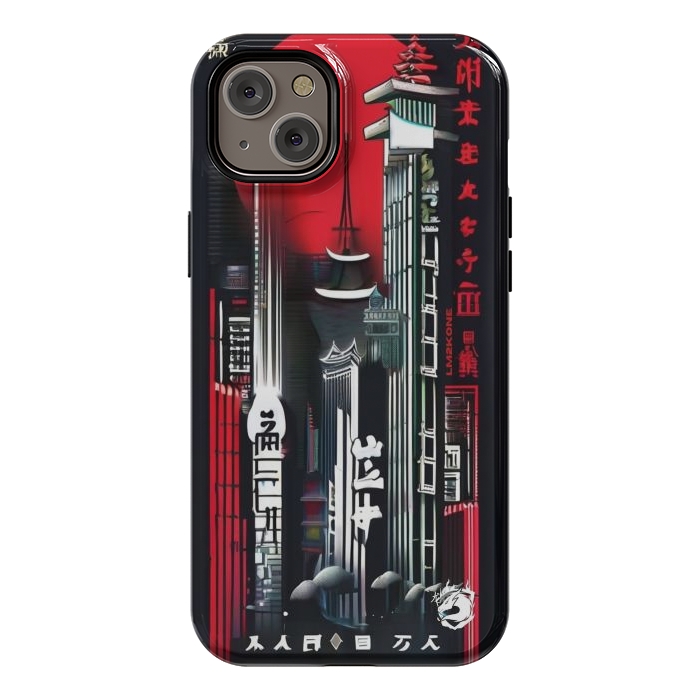 iPhone 14 Plus StrongFit City Japanese Modern by LM2Kone