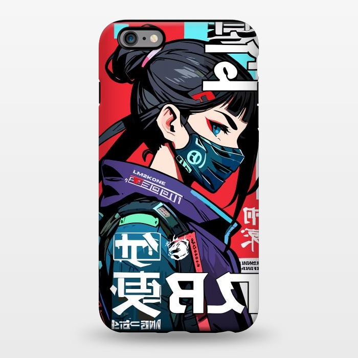 iPhone 6/6s plus StrongFit Cyberpunk Ninja Kanji by LM2Kone