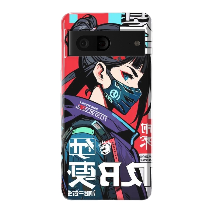 Pixel 7 StrongFit Cyberpunk Ninja Kanji by LM2Kone