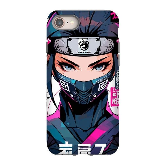 iPhone 8 StrongFit Shinobi Ninja Girl by LM2Kone