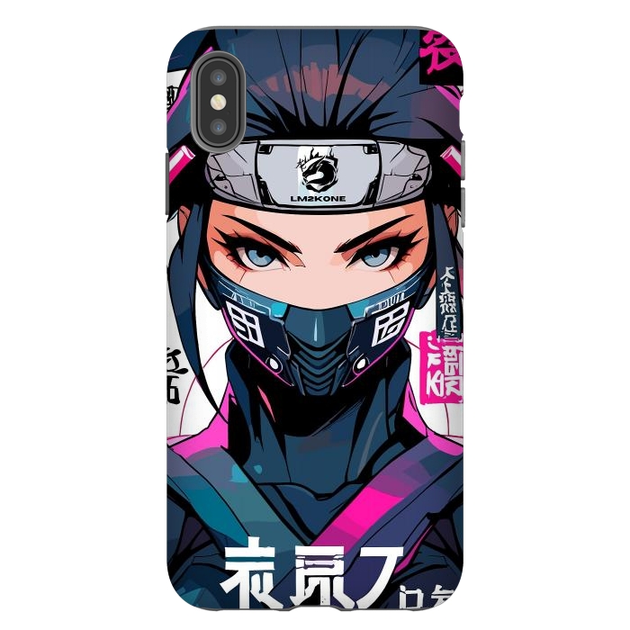 iPhone Xs Max StrongFit Shinobi Ninja Girl by LM2Kone