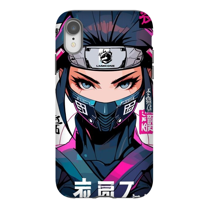 iPhone Xr StrongFit Shinobi Ninja Girl by LM2Kone