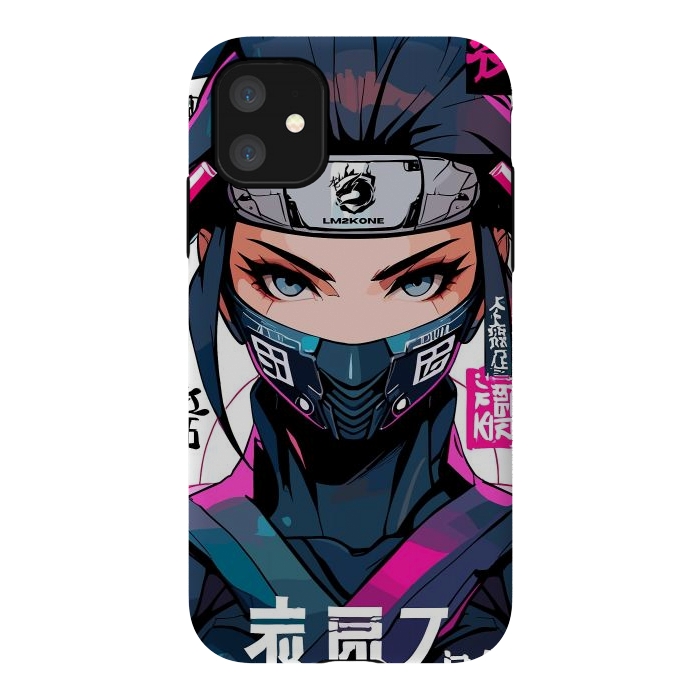 iPhone 11 StrongFit Shinobi Ninja Girl by LM2Kone