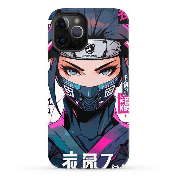 iPhone 12 Pro StrongFit Shinobi Ninja Girl by LM2Kone