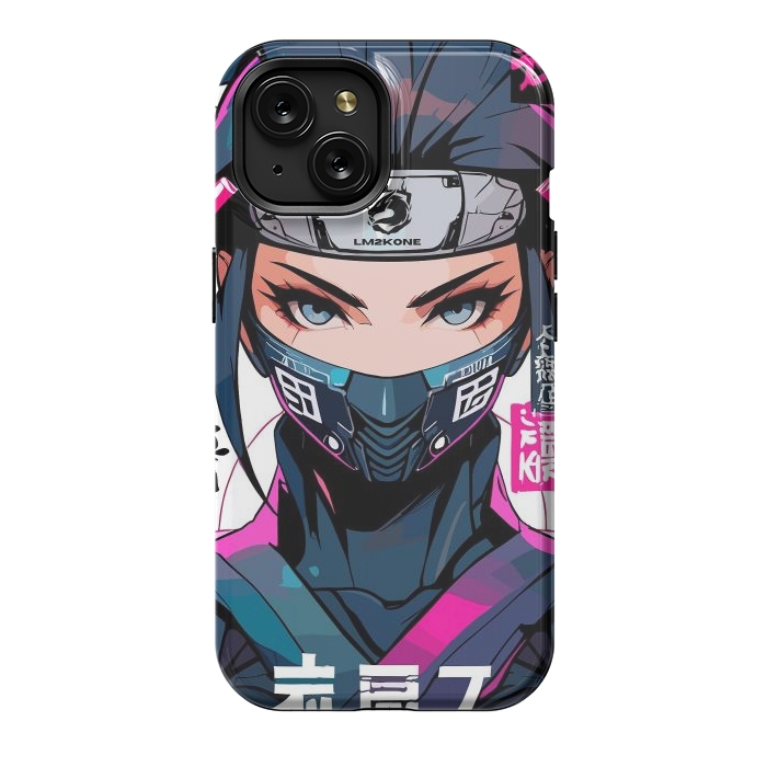 iPhone 15 StrongFit Shinobi Ninja Girl by LM2Kone