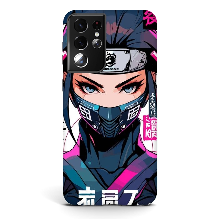 Galaxy S21 ultra StrongFit Shinobi Ninja Girl by LM2Kone